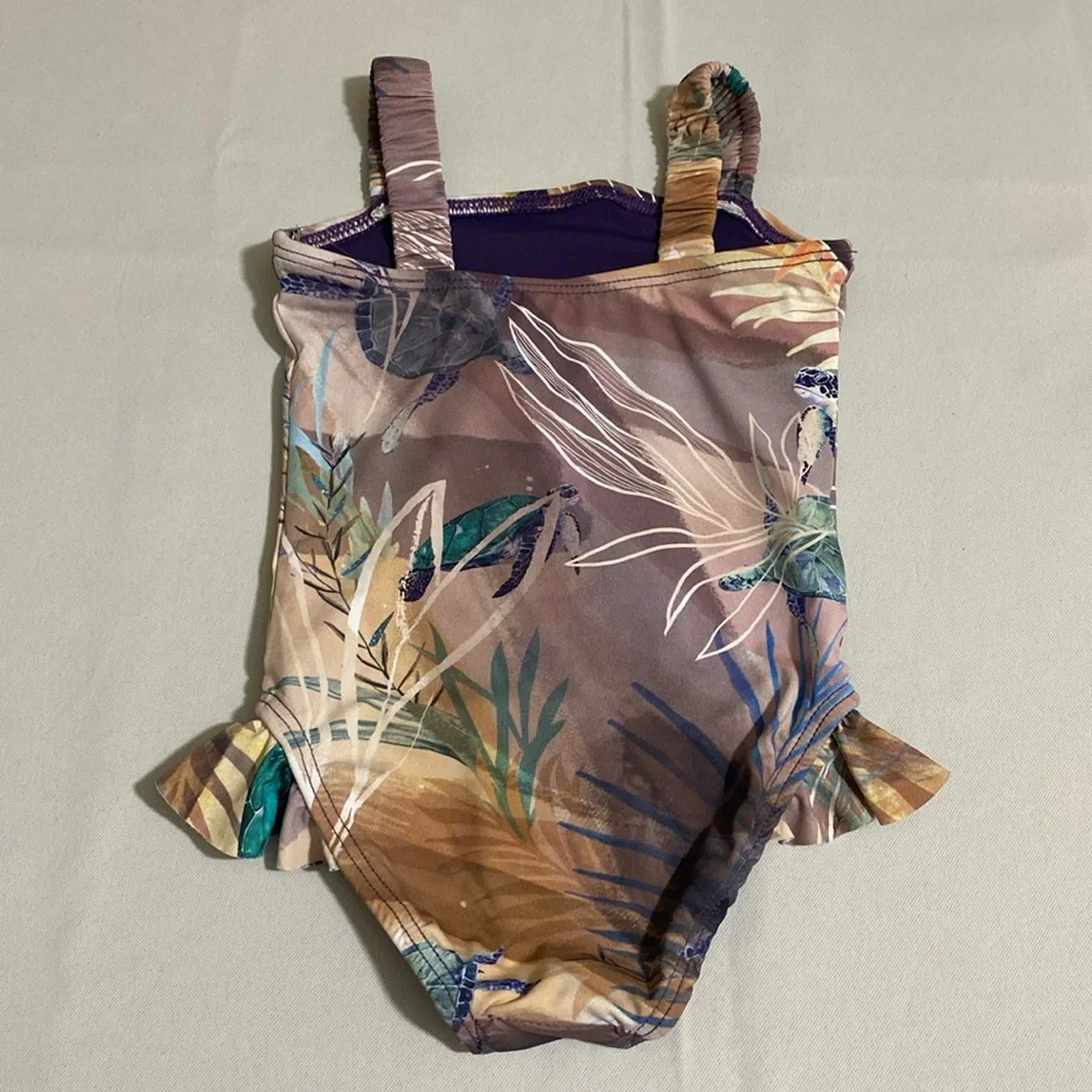 WET Baby’s Turtle Print One-Piece Swimsuit Size 1T